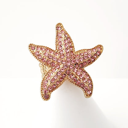 Pink Starfish Stretch Ring