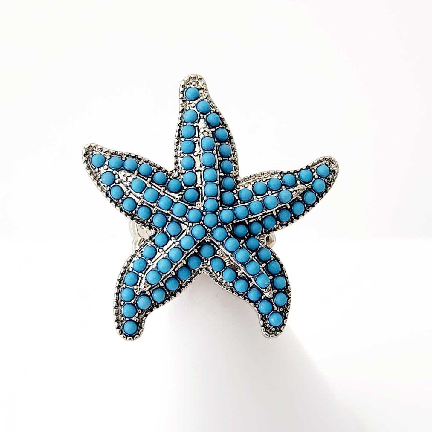 Turquoise Starfish Stretch Ring