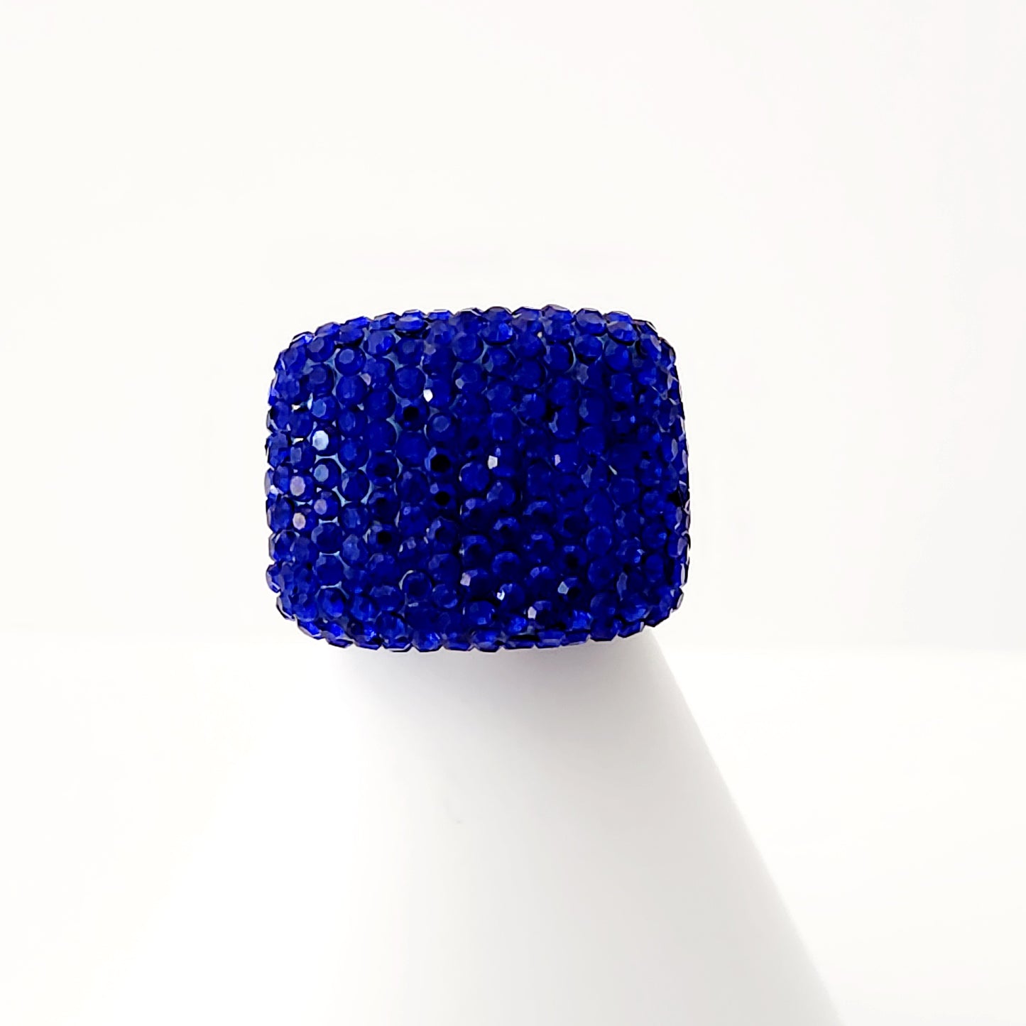 Royal Blue Crystal Stretch Ring