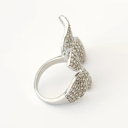 Pave Petal Ring