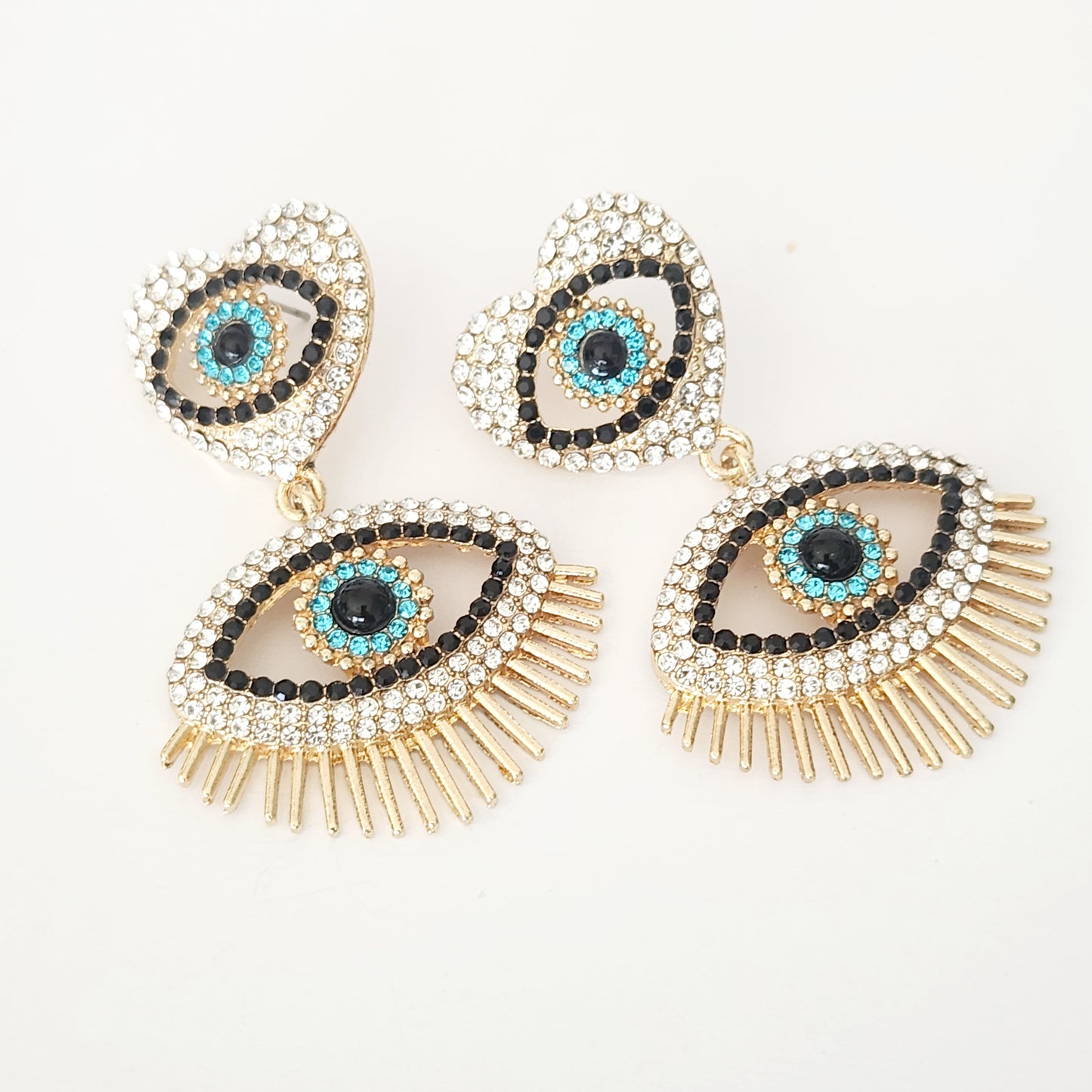 Glamour Eye Drop Earrings